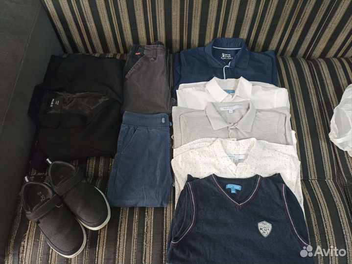 Школьные вещи для мальчика 134 пакетом