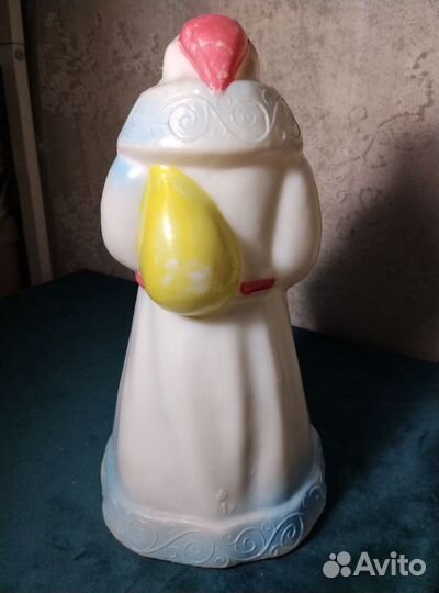 Дед мороз и снегурочка СССР пластик