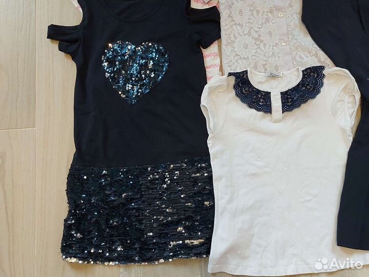 Пакет школьных вещей для девочки размер 134