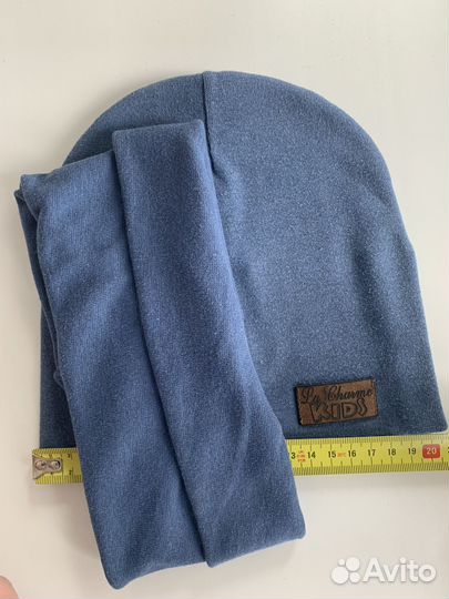 Шапка и снуд для мальчика 46-48