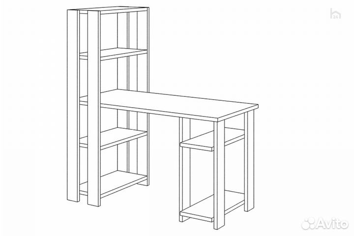 Стол компьютерный Slim стн-145/130 вк