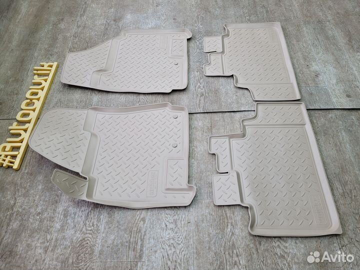 Коврики в салон Cadillac SRX 2 (2010-2018) Бежевые