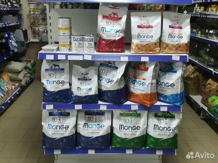 Корм для собак монж