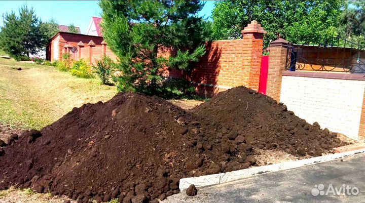 Чернозем плодородная земля от 3-х кубов Доставка