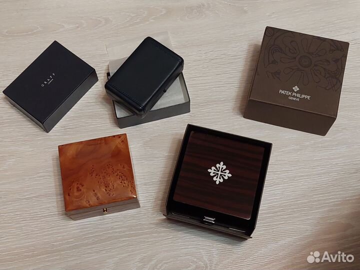 Коробки Patek Philippe Breguet Graff под запонки