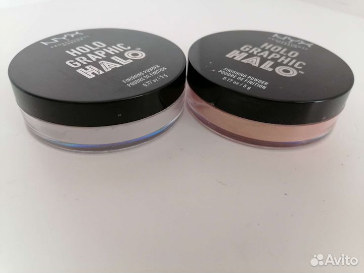 Финишная мерцающая пудра NYX Halo