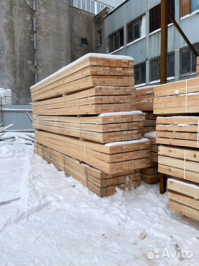 Брус обрезной 100х100х6000мм