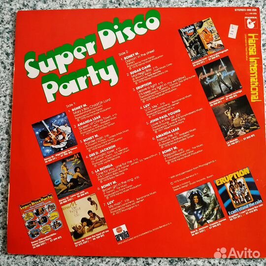 Super Disco Party I-IV - Gilla Eruption Boney M