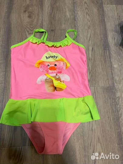 Детский купальник слитный для девочки 122