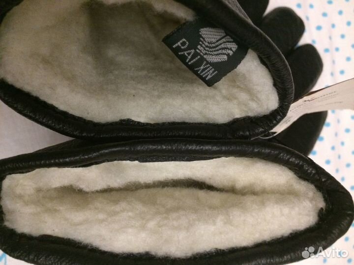 Перчатки из натуральной кожи женские на меху