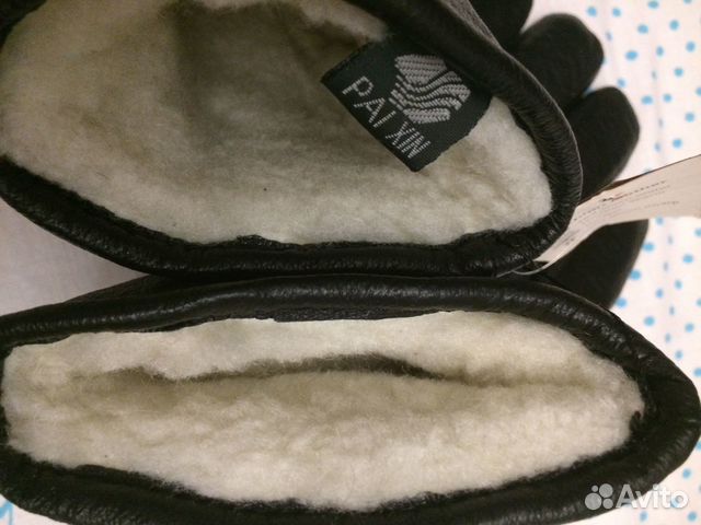 Перчатки из натуральной кожи женские на меху