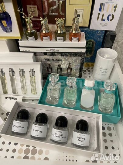 Наборы парфюма Amouage, Tiffany, Byredo, Xerjoff