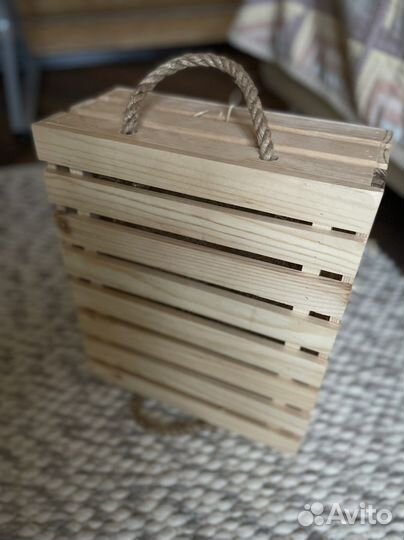 Коробка подарочная деревянная