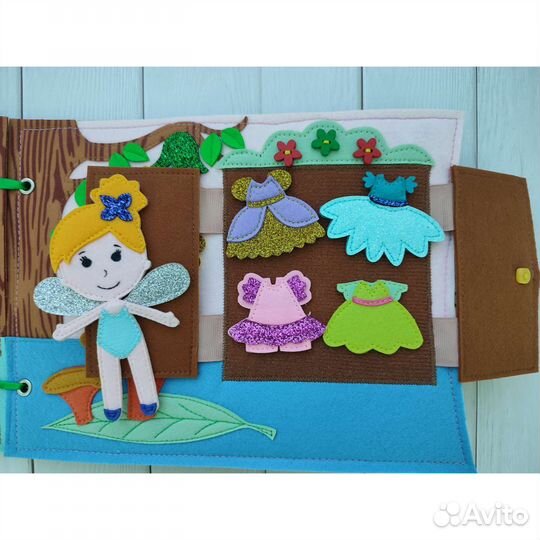 Домик из фетра для цветочной феи