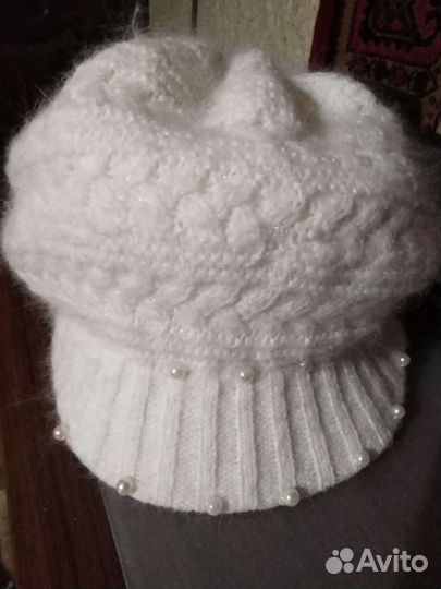 Шапка женская из ангоры