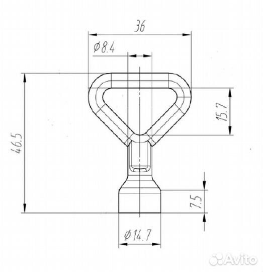 Трехгранный ключ