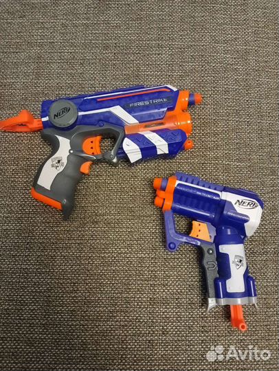 Оригинал Nerf fire strike + nerf trial ex3