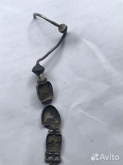 Подвес старинный из серебра
