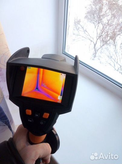 Обследование тепловизором, утепление