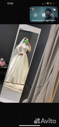 Свадебное платье бу s-m