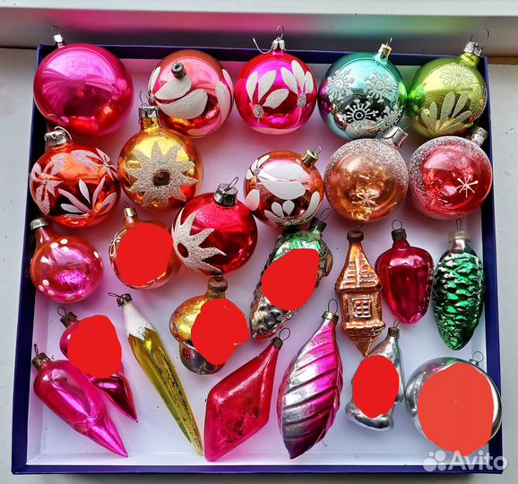 Елочные, новогодние игрушки СССР