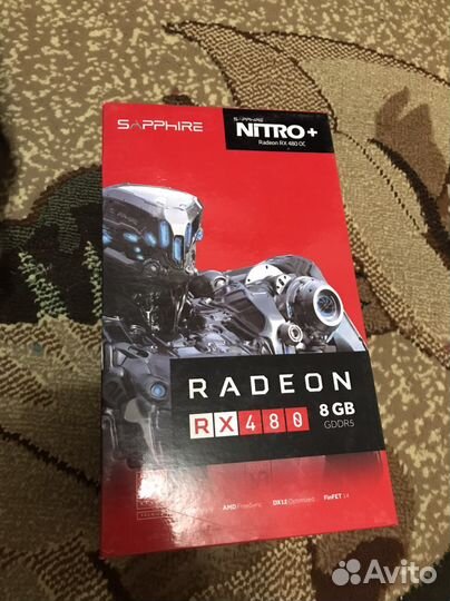 Видеокарта rx480 sapphire nitro+