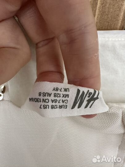 Платье для девочки нарядное hm