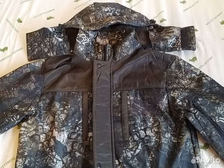Камуфляжный костюм на флисе 48
