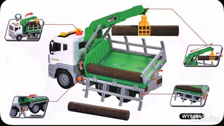 Лесовоз машинка
