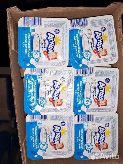 Творожок Агуша 12 шт