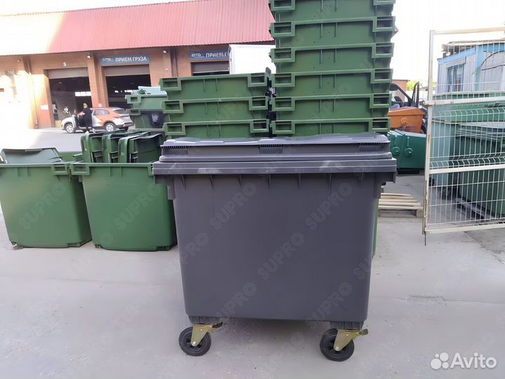 Бак для мусора 1100л Ш3344