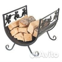 Дровница Везувий Кованая