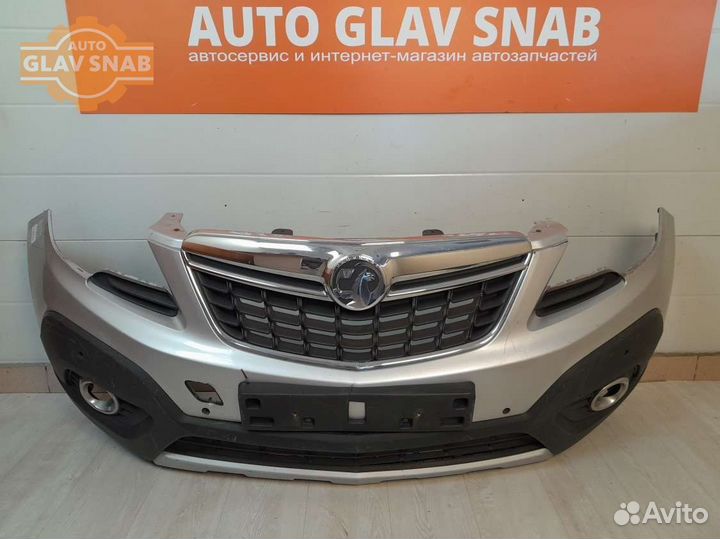 Бампер передний в сборе (под парктроники) Opel Mok