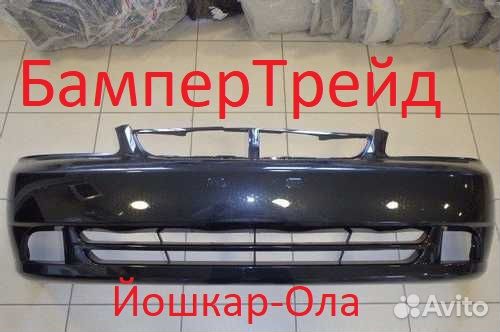 Бампер передний Шевроле Лочетти седан Черный 87 U