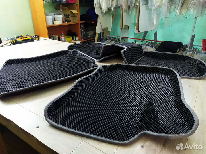 3d коврики eva с бортами