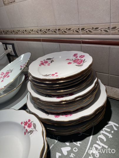 Сервиз столовый СССР дулевский