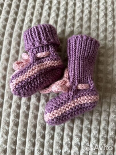 Вязанный костюм детский