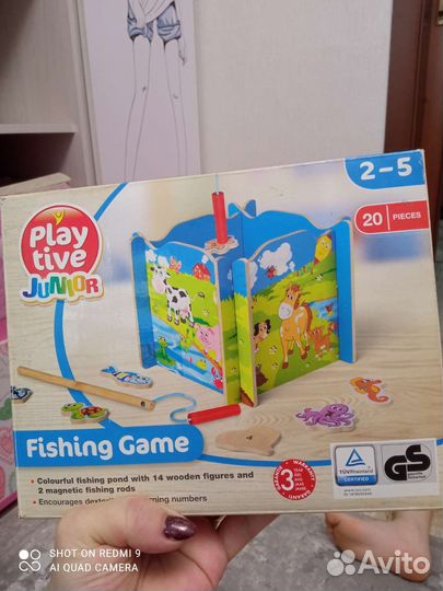 Play tive fishing рыбалка (деревянная)