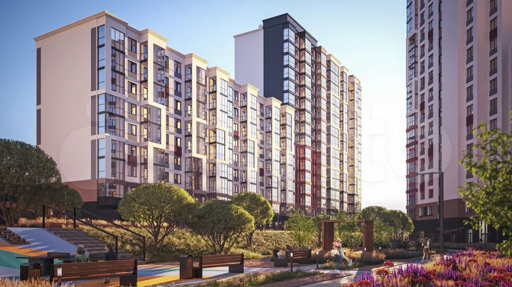 2-к. квартира, 43 м², 15/16 эт.