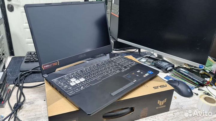 Новый asus TUF i5-11400H RTX3050 коробка, чек