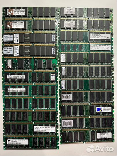 Оперативная память для пк DDR1 в ассортименте