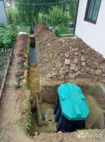 Септик, канализация на дачу под ключ