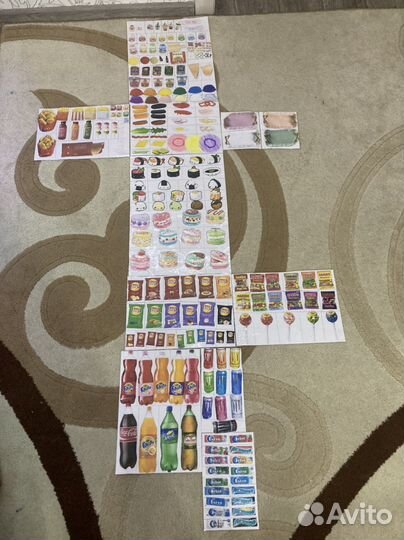 Бумажная еда. Развивает мелкую маторику у детей