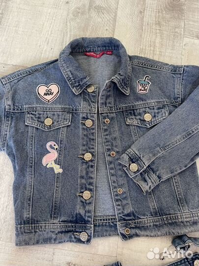 Джинсовка и джинсовые шорты