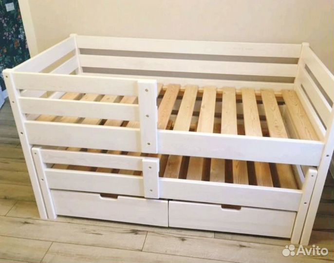 Детская выкатная кровать