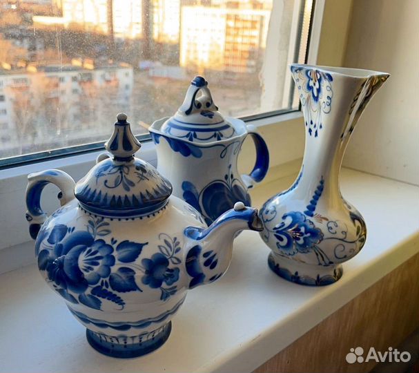 Фарфоровая посуда Гжель