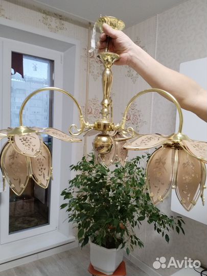 Люстра потолочная бу