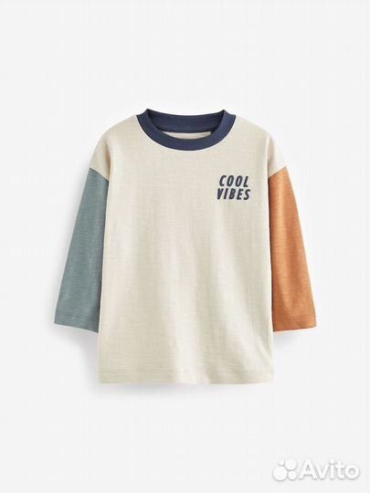 Футболки с длинным рукавом на мальчика. Next