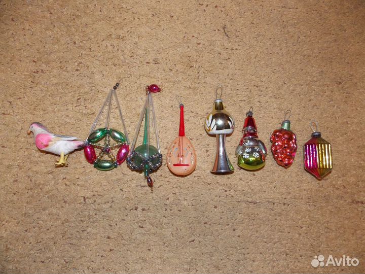 Ёлочные игрушки СССР 50-60 гг