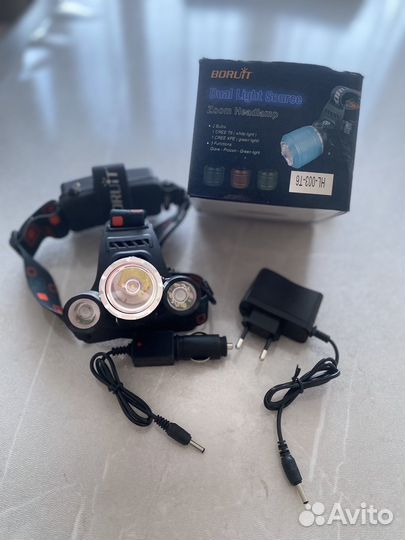 Налобный фонарь Boruit HL-003